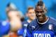MANAUS, BRAZIL - JUNE 13: Mario Balotelli smiles during an Italy training session at the Arena Amazonia on June 13, 2014 in Manaus, Brazil. Italy will play England in their opening group D match on June 14, 2014 in Manaus, Brazil. (Photo by Claudio Villa/Getty Images)