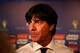 COSTA DO SAUIPE, BRAZIL - DECEMBER 06: Germany coach Joachim Loew speaks to members of the media after the Final Draw for the 2014 FIFA World Cup Brazil at Costa do Sauipe Resort on December 6, 2013 in Costa do Sauipe, Bahia, Brazil. (Photo by Clive Mason/Getty Images)