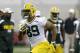 GREEN BAY, WI - MAY 16: Richard Rodgers #89 of the Green Bay Packers runs through drills during rookie mini camp at Don Hudson Center on May 16, 2014 in Green Bay, Wisconsin. (Photo by Mike McGinnis/Getty Images)