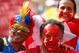 BRASILIA, BRAZIL - JUNE 15: Fans enjoy the atmosphere prior to the 2014 FIFA World Cup Brazil Group E match between Switzerland and Ecuador at Estadio Nacional on June 15, 2014 in Brasilia, Brazil. (Photo by Matthew Lewis/Getty Images)