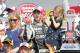 Jimmie Johnson holding his daughter Genevieve, stands with his wife Chandra Janway after winning the NASCAR Quicken Loans 400 auto race at Michigan International Speedway in Brooklyn, Mich., Sunday, June 15, 2014. (AP Photo/Bob Brodbeck)
