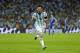 Argentina's Lionel Messi celebrates scoring his side's second goal during the group F World Cup soccer match between Argentina and Bosnia at the Maracana Stadium in Rio de Janeiro, Brazil, Sunday, June 15, 2014. (AP Photo/Victor R. Caivano)