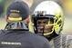 Oregon defender Ifo Ekpre-Olomu, right, is shown with head coach Mark Helfrich during the second half of an NCAA college football game against Utah in Eugene, Ore., Saturday, Nov. 16, 2013. Oregon won 44-21. (AP Photo/Don Ryan)