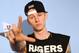 AUSTIN, TX - MARCH 15: Rapper Machine Gun Kelly (MGK) backstage at the 2012 mtvU Woodie Awards Festival at the 101 Red River during the 2012 SXSW Music Festival on March 15, 2012 in Austin, Texas. (Photo by Frank Micelotta/Invsion/AP)