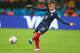 PORTO ALEGRE, BRAZIL - JUNE 15: Antoine Griezmann of France kicks the ball during the 2014 FIFA World Cup Brazil Group E match between France and Honduras at Estadio Beira-Rio on June 15, 2014 in Porto Alegre, Brazil. (Photo by Ian Walton/Getty Images)
