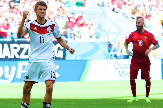 Soccer Game Germany Vs Portugal