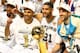 SAN ANTONIO, TX - JUNE 15: The San Antonio Spurs celebrate with the Larry O'Brien trophy after defeating the Miami Heat to win the 2014 NBA Finals at the AT&T Center on June 15, 2014 in San Antonio, Texas. NOTE TO USER: User expressly acknowledges and agrees that, by downloading and or using this photograph, User is consenting to the terms and conditions of the Getty Images License Agreement. (Photo by Andy Lyons/Getty Images)