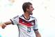 June 16, 2014; Salvador, BRAZIL; Germany player Thomas Mueller celebrates a goal against Portugal during Group G play during the 2014 World Cup at Arena Fonte Nova. Mandatory Credit: Tim Groothuis/Witters Sport via USA TODAY Sports