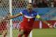 United States' Clint Dempsey celebrates after scoring the opening goal during the group G World Cup soccer match between Ghana and the United States at the Arena das Dunas in Natal, Brazil, Monday, June 16, 2014. (AP Photo/Ricardo Mazalan)