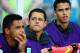 NATAL, BRAZIL - JUNE 13: Javier Hernandez of Mexico looks on from the bench during the 2014 FIFA World Cup Brazil Group A match between Mexico and Cameroon at Estadio das Dunas on June 13, 2014 in Natal, Brazil. (Photo by Julian Finney/Getty Images)
