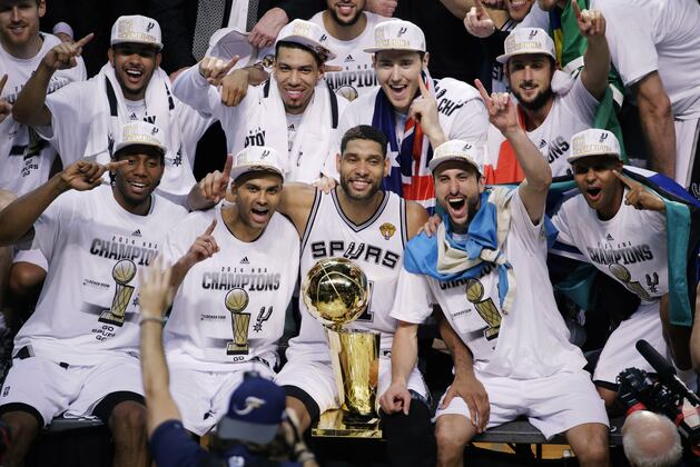 Spurs' Tim Duncan Becomes 1st Player to Start and Win Championships in 3 Decades