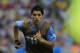 Uruguay's Luis Suarez warms up on the touch line during the group D World Cup soccer match between Uruguay and Costa Rica at the Arena Castelao in Fortaleza, Brazil, Saturday, June 14, 2014. (AP Photo/Bernat Armangue)