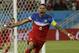 United States' Clint Dempsey celebrates after scoring the opening goal during the group G World Cup soccer match between Ghana and the United States at the Arena das Dunas in Natal, Brazil, Monday, June 16, 2014. The United States won the match 2-1. (AP Photo/Ricardo Mazalan)