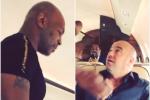 Watch: Tyson Pranks UFC's Dana White on Flight