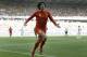 Belgium's Marouane Fellaini celebrates after scoring his side's first goal during the group H World Cup soccer match between Belgium and Algeria at the Mineirao Stadium in Belo Horizonte, Brazil, Tuesday, June 17, 2014. (AP Photo/Hassan Ammar)