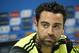 Spain's Xavi Hernandez attends a press conference the day before the group B World Cup soccer match between Spain and the Netherlands at the Arena Ponte Nova in Salvador, Brazil, Thursday, June 12, 2014. (AP Photo/Christophe Ena)