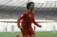 Belgium's Marouane Fellaini celebrates after scoring his side's first goal during the group H World Cup soccer match between Belgium and Algeria at the Mineirao Stadium in Belo Horizonte, Brazil, Tuesday, June 17, 2014. (AP Photo/Hassan Ammar)