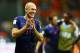 SALVADOR, BRAZIL - JUNE 13: Arjen Robben of the Netherlands acknowledges the fans after defeating Spain in the 2014 FIFA World Cup Brazil Group B match between Spain and Netherlands at Arena Fonte Nova on June 13, 2014 in Salvador, Brazil. (Photo by Dean Mouhtaropoulos/Getty Images)