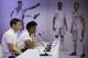 England national soccer team players Raheem Sterling, right, and Frank Lampard answer questions from journalists during a press conference after a squad training session that was closed to the media for the 2014 soccer World Cup at the Urca military base in Rio de Janeiro, Brazil, Tuesday, June 17, 2014. (AP Photo/Matt Dunham)