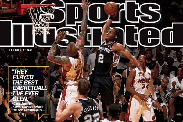 Image: Kawhi Graces Cover of Sports Illustrated