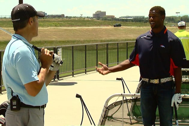 Emmanuel Sanders Learned to Play Golf by Watching YouTube Videos