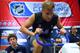 TORONTO - CANADA - MAY 31: Aaron Ekblad does the bike test during the NHL Combine testing May 31, 2014 at the Westin Bristol in Toronto, Ontario, Canada. (Photo by Graig Abel/NHLI via Getty Images)