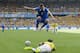 Greece's Giannis Maniatis leaps over a challenge by Colombia's Mario Yepes during the group C World Cup soccer match between Colombia and Greece at the Mineirao Stadium in Belo Horizonte, Brazil, Saturday, June 14, 2014. (AP Photo/Frank Augstein)
