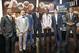 From left, NBA draft prospects Marcus Smart of Oklahoma State, Tyler Ennis of Syracuse, Andrew Wiggins and Joel Embiid of Kansas, Noah Vonleh of Indiana, Doug McDermott of Creighton and Aaron Gordon of Arizona pose for a photograph before the NBA basketball draft lottery in New York, Tuesday, May 20, 2014. (AP Photo/Kathy Willens)