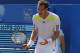Andy Murray of Britain cries out after a point lost to Radek Stepanek of Czech Republic during their Queen's Club grass court championships 3rd round tennis match in London, Thursday, June 12, 2014. (AP Photo/Sang Tan)