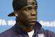 Italy's Mario Balotelli attends a press conference at Arena Pernambuco stadium in Recife, Brazil, Thursday, June 19, 2014. Italy plays in group D at the soccer World Cup. (AP Photo/Antonio Calanni)