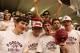 Feb 16, 2013; Bronx, NY, USA; Fordham Rams fans cheer against the Butler Bulldogs during the first half at Rose Hill Gym. Mandatory Credit: Debby Wong-USA TODAY Sports