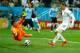 SAO PAULO, BRAZIL - JUNE 19: Wayne Rooney of England scores his team's first goal past Fernando Muslera of Uruguay during the 2014 FIFA World Cup Brazil Group D match between Uruguay and England at Arena de Sao Paulo on June 19, 2014 in Sao Paulo, Brazil. (Photo by Clive Rose/Getty Images)