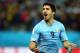 SAO PAULO, BRAZIL - JUNE 19: Luis Suarez of Uruguay acknowledges the fans after defeating England 2-1 during the 2014 FIFA World Cup Brazil Group D match between Uruguay and England at Arena de Sao Paulo on June 19, 2014 in Sao Paulo, Brazil. (Photo by Julian Finney/Getty Images)