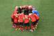 FORTALEZA, BRAZIL - JUNE 17: Mexico players huddle during the 2014 FIFA World Cup Brazil Group A match between Brazil and Mexico at Castelao on June 17, 2014 in Fortaleza, Brazil. (Photo by Pool/Getty Images)