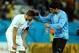 SAO PAULO, BRAZIL - JUNE 19: Luis Suarez of Uruguay consoles Steven Gerrard of England after Uruguay's 2-1 victory in the 2014 FIFA World Cup Brazil Group D match between Uruguay and England at Arena de Sao Paulo on June 19, 2014 in Sao Paulo, Brazil. (Photo by Clive Rose/Getty Images)