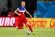 Jun 16, 2014; Natal, BRAZIL; USA midfielder Michael Bradley (4) against Ghana during the 2014 World Cup at Estadio das Dunas. Mandatory Credit: Mark J. Rebilas-USA TODAY Sports
