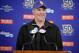 Minnesota Vikings quarterback Brett Favre speaks at a news conference after an NFL football game against the Chicago Bears Monday, Dec. 20, 2010, in Minneapolis. The Bears won 40-14. (AP Photo/Hannah Foslien)