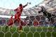 SALVADOR, BRAZIL - JUNE 20: Olivier Giroud of France scores his team's first goal on a header past goalkeeper Diego Benaglio of Switzerland during the 2014 FIFA World Cup Brazil Group E match between Switzerland and France at Arena Fonte Nova on June 20, 2014 in Salvador, Brazil. (Photo by Warren Little/Getty Images)