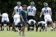 Philadelphia Eagles' head coach Chip Kelly directs his team during NFL football minicamp, Wednesday, June 18, 2014, in Philadelphia. (AP Photo/Matt Rourke)