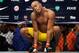 Anderson Silva warms up before his UFC 162 mixed martial arts middleweight championship bout against Chris Weidman at the MGM Grand Garden Arena on Saturday, July 6, 2013, in Las Vegas. Weidman won the fight with a TKO. (AP Photo/David Becker)