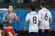 SALVADOR, BRAZIL - JUNE 20: A pitch invader runs woard Mathieu Valbuena and Yohan Cabaye of France during the 2014 FIFA World Cup Brazil Group E match between Switzerland and France at Arena Fonte Nova on June 20, 2014 in Salvador, Brazil. (Photo by Christopher Lee/Getty Images)