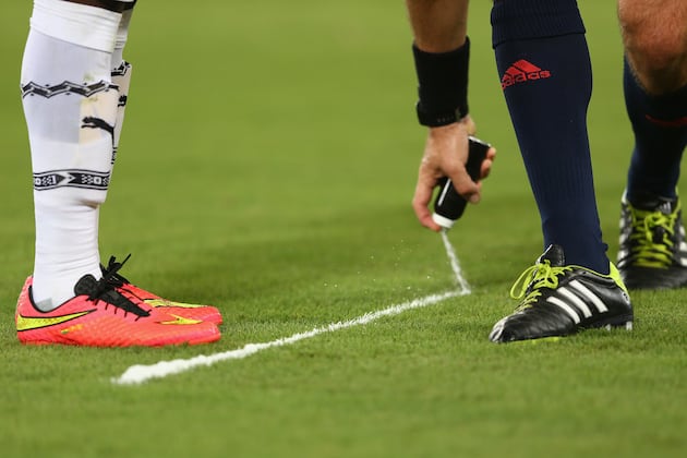 Vanishing Spray Is More Revolutionary Than Goal-Line Technology