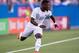 Jun 4, 2014; Frisco, TX, USA; Ivory Coast defender Aurier Serge (17) during the game against El Salvador at Toyota Stadium. Ivory Coast defeats El Salvador 2-1. Mandatory Credit: Jerome Miron-USA TODAY Sports
