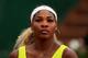 PARIS, FRANCE - MAY 28: Serena Williams of the United States looks on during her women's singles match against Garbine Muguruza of Spain on day four of the French Open at Roland Garros on May 28, 2014 in Paris, France. (Photo by Clive Brunskill/Getty Images)