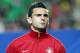 Portugal's Helder Postiga listens to the national anthems prior to a 2014 World Cup first leg qualifying playoff soccer match between Portugal and Sweden at the Luz stadium in Lisbon, Portugal, Friday, Nov. 15, 2013. (AP Photo/Francisco Seco)