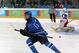 INNSBRUCK, AUSTRIA - JANUARY 22: Kasperi Kapanen of Finland celebrates afer he scores in a penalty shoot out in the Men's Final between Russia and Finland in the Ice Hockey at the Tyrolean Ice Arena during the Winter Youth Olympic Game on January 22, 2012 in Innsbruck, Austria. (Photo by Martin Rose/Getty Images)