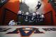 Oct 12, 2013; Auburn, AL, USA; Auburn Tigers head coach Gus Malzahn leads his team onto the field prior to the game against the Western Carolina Catamounts at Jordan Hare Stadium. Mandatory Credit: Shanna Lockwood-USA TODAY Sports