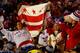 PITTSBURGH, PA - JANUARY 01: Fans of the Washington Capitals celebrate during their game against of the Pittsburgh Penguins in the 2011 NHL Bridgestone Winter Classic at Heinz Field on January 1, 2011 in Pittsburgh, Pennsylvania. (Photo by Mike Stobe/NHLI via Getty Images)
