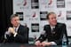 Portland Trail Blazers general manager Neil Olshey, left, and new head coach Terry Stotts appear during an NBA basketball news conference, Wednesday, Aug. 8, 2012, in Portland, Ore. (AP Photo/Nigel Duara)
