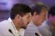 England national soccer team captain Steven Gerrard, left, speaks flanked by head coach Roy Hodgson, right, during a press conference after a squad training session that was closed to the media for the 2014 soccer World Cup at the Urca military base in Rio de Janeiro, Brazil, Sunday, June 22, 2014. Costa Rica's surprise 1-0 win over Italy on Friday meant that England made its most humiliating exit from a World Cup since 1958, following consecutive defeats by the Italians and then Uruguay in Group D. England play Costa Rica in their final Group D match on Tuesday. (AP Photo/Matt Dunham)